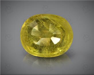 Natural Heated & Treated Yellow Sapphire Certified 5.55 (CTS) ( 88601 ) (D)